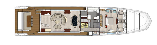 Схема палубы GRANDE 35 - фотография 2